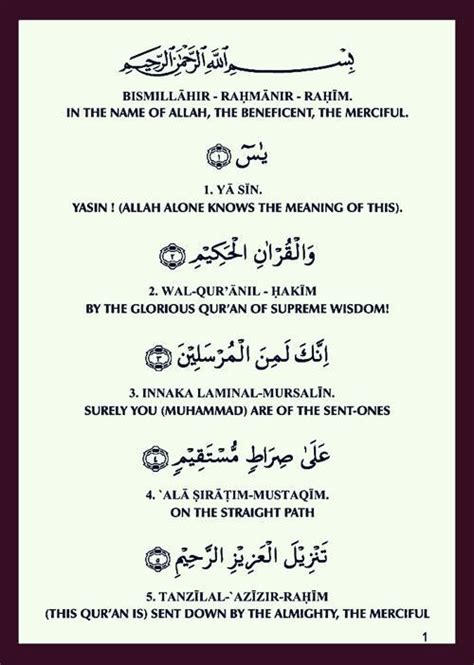 Inilah Surah Yasin English Only Abdulmunim Murottal Quran
