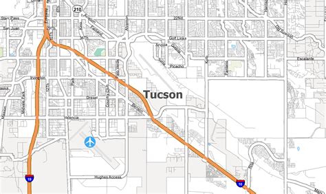 Tucson Map Photos