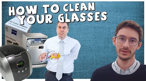how to clean your glasses youtube