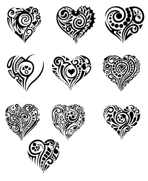 Celtice Hearts Hearts In Tribal By ~t3hspoon On Deviantart Tribal