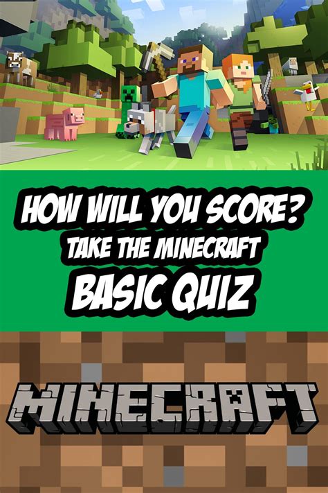 Minecraft Quiz Beginner Pretty Easy Quiz Minecraft Minecraft
