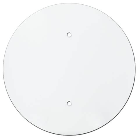Round Ceiling Outlet Blank Switch Plate Covers For 325 Inch Boxes