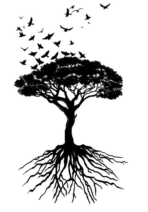 40 Tree Of Life Tattoos With Birds