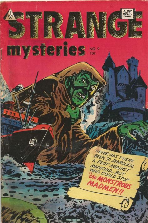 Comic Book Cover For Strange Mysteries 9 Comics Comic