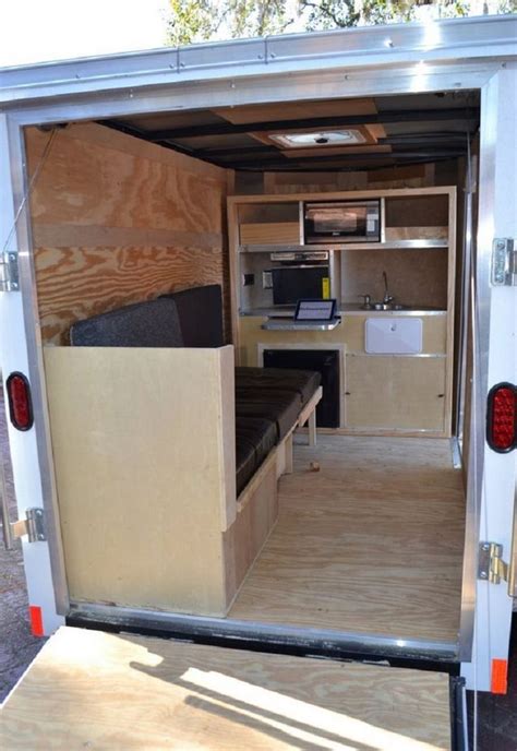 Cargo Trailer Converted To Camper Camping Xgw
