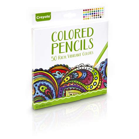 Crayola Coloured Pencils 50 Pack Big W