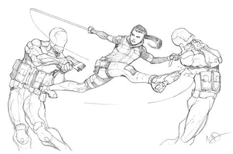 Fight By Max Dunbar On Deviantart Fighting Drawing Scene Drawing Character Design
