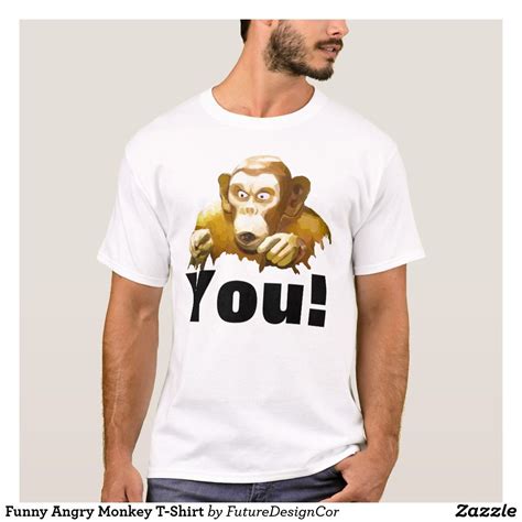 Funny Angry Monkey T Shirt If You Like This Product Please Share With