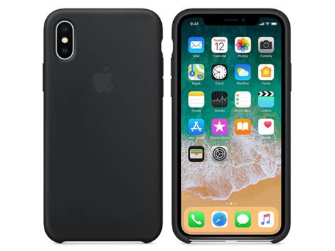 Iphone X Silicone Case Black Apple Vente De Apple Conforama