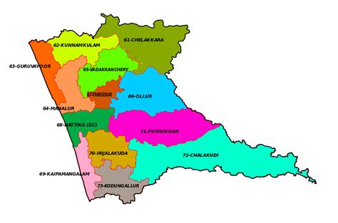Find district map of kerala. Map Of Kerala Districts / Map Of Kerala Outline at Rs 90 /piece | Political State Maps | ID ...