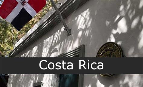 Embajada Dominicana En Costa Rica Sucursales
