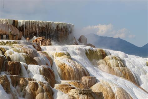Destination Of The Day Mammoth Hot Springs In Yellowstone National