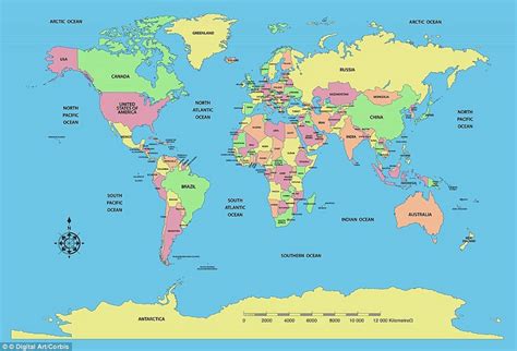 World Map Redrawn To Reflect Population And Not Country