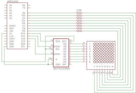 Uni Lumini Portret How To Control Led Matrix Using Arduino Trimite