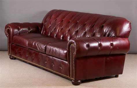 Burgundy Leather Sofa Leather Masters Label 33h