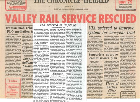 File:Chronicle-Herald 1979-11-09 - VIA Rail.jpg - DARwiki