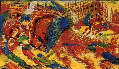 Umberto Boccioni Futurism La Pittura Schizzo A Penna Olio Su Tela