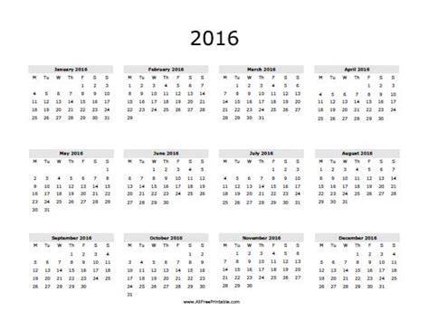 Find New 2016 Yearly Calendar Printable Models and Reviews on carprice.xyz
