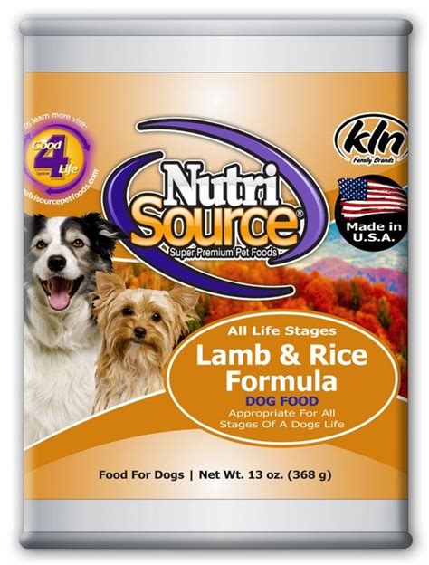 • a fully equipped, onsite, wet chemistry lab that constantly monitors and tests products to insure correct formulation, appearance, palatability, aroma, and digestibility. NutriSource Adult Lamb & Rice Canned Dog Food | PetFlow