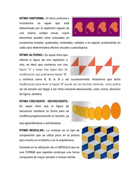 Tipos De Ritmos Artes Plasticas