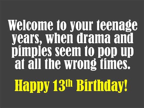 What are some birthday messages for a granddaughter? 13th Birthday Wishes: What to Write in a Card | Happy birthday teenager, Birthday quotes for her ...