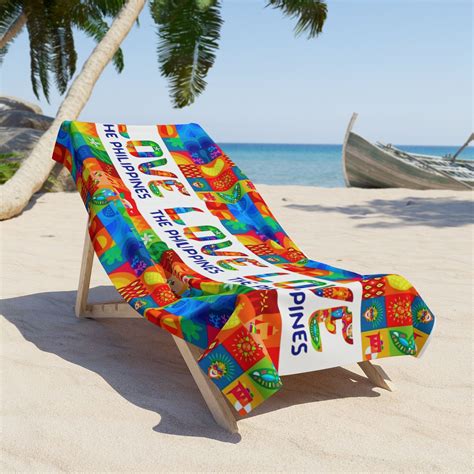 Philippines Filipino Love The Philippines Beach Towel Filipino Summer Beach Towel In 2023