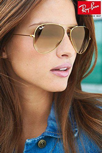 Ray Ban Rb3025 001 51 Gold Gradient Brown Lenses Aviator Sunglasses 62mm The Sterling Silver