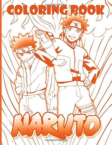 Naruto Coloring Book Naruto Amazing Coloring Books For Adult By
