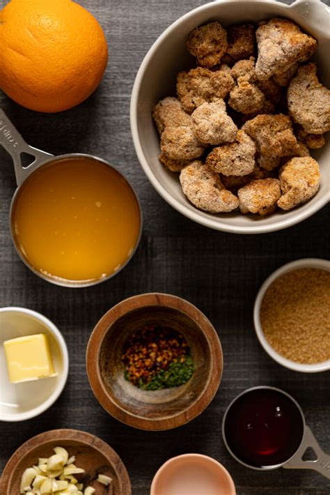 Baked Sticky Orange Cauliflower Quinoa Recipe Orchids Sweet Tea