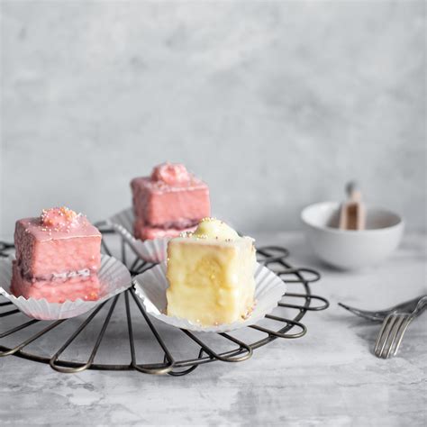 Fondant Fancies Recipe How To Make Fondant Fancies Baking Mad