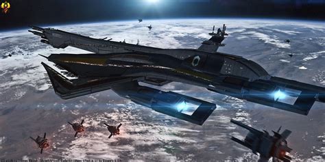 Csv Rainier Collector Tech Augmented Dreadnought By Euderion On Deviantart Mass Effect Ships