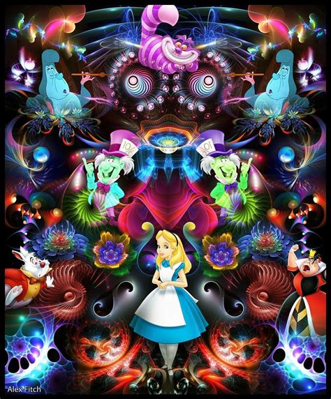 Trippy Alice In Wonderland Drawings Np