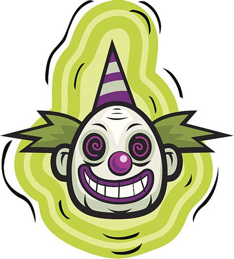 Clip Art Of A Scary Evil Clowns Illustrations Royalty Free Vector