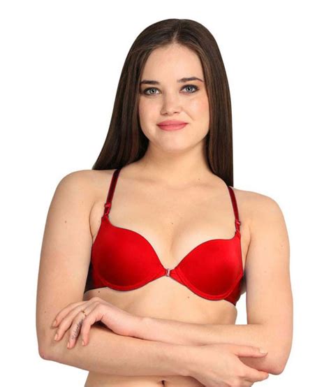 Buy Bahucharaji Creation Red Nylon Push Up Bra Online At Best Prices In India Snapdeal