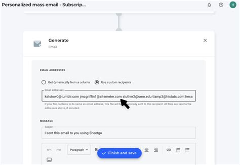 How To Send Personalized Mass Emails Sheetgo Blog