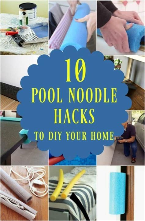 10 Brilliant Ways To Diy With Pool Noodles Pool Noodle Crafts Diy Pool Pool Noodles