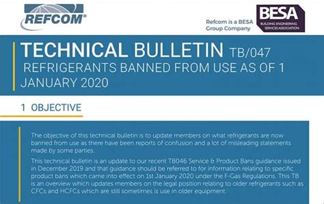 Refcom Releases Companion Guide To Banned Refrigerants Cooling Post