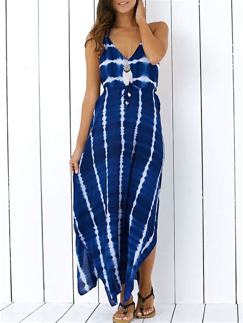 Tie Dye Beach Dress Cheap Dresses Casual Dresses For Women Blue