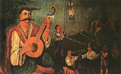 Kozak Mamay Folk Painting