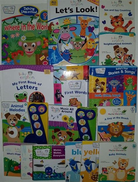 Lot Of 16 Disney Baby Einstein Board Books Music All Around Play A Song