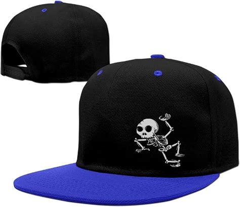 Cool Human Skeleton Contrast Color Snapback Cap Amazonca Clothing