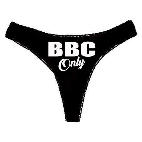 Bbc Only Panties Set Big Black Cock Knickers Vest Cami Thong Etsy