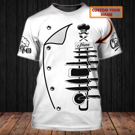 Chef Personalized Name 3d Tshirt 01 Rinc98 Trends Personalized