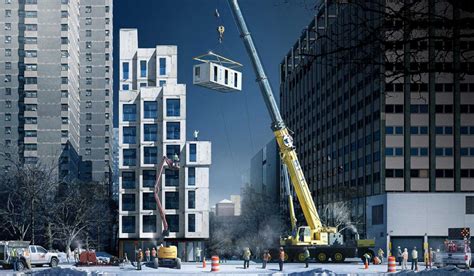 Prefab New York Micro Unit Apartment Building Offers Affordable Quality