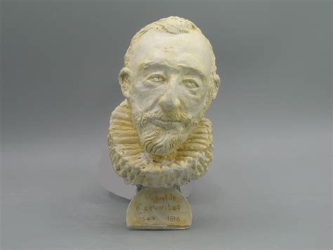 Cervantes Miguel Wall Bust In Hydrostone