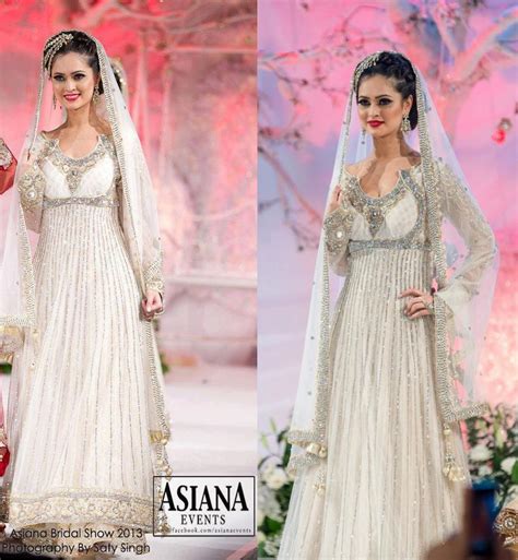 Pakistani Bridal Dresses In White Color White Bridal