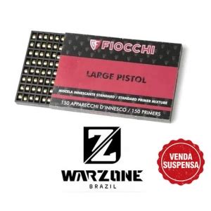 Espoleta Fiocchi LARGE PISTOL CX 150UN WARZONE BRAZIL