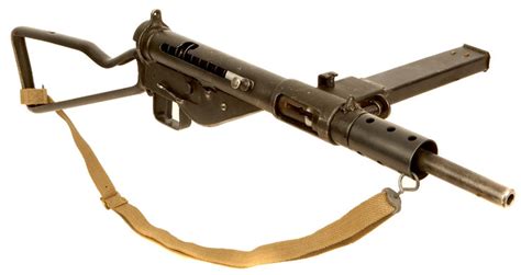 Deactivated Wwii Sten Mkii Submachine Gun Allied Deactivated Guns
