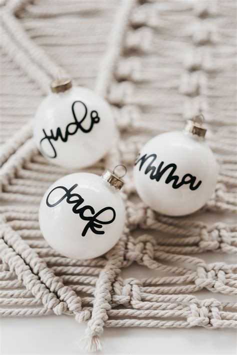 Hand Lettered Ornaments — David and Leanna | Letter ornaments, Hand lettered christmas, Hand ...