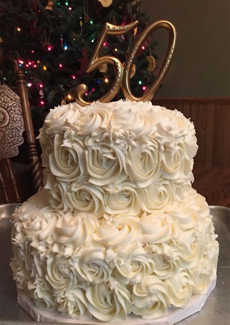 Butch and ellen golden wedding! 50th Wedding Anniversary Cake … | Pinteres…